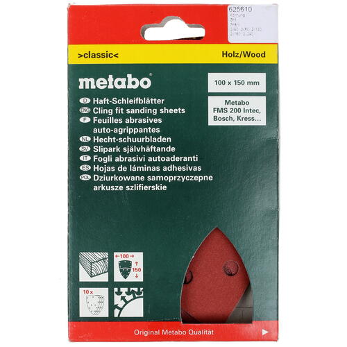 Купить Шлифовальный лист Metabo 625610000  1151247. Характеристики, отзывы и цены в Донецке