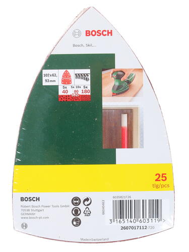Купить Шлифовальный лист Bosch 2607017112  1177410. Характеристики, отзывы и цены в Донецке