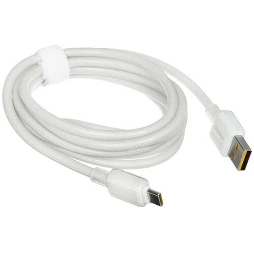 Купить Кабель круглый Baseus USB Type-C - USB 2.0 Type-A белый 2 м  5627633. Характеристики, отзывы и цены в Донецке