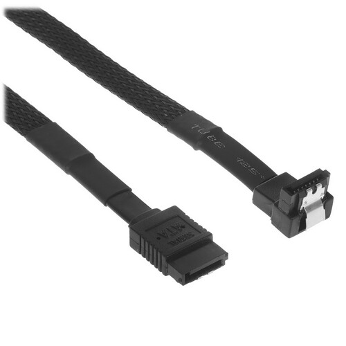 Купить Кабель для передачи данных Cablexpert CC-SATAM-DATA90-BL-50CM  5452349. Характеристики, отзывы и цены в Донецке