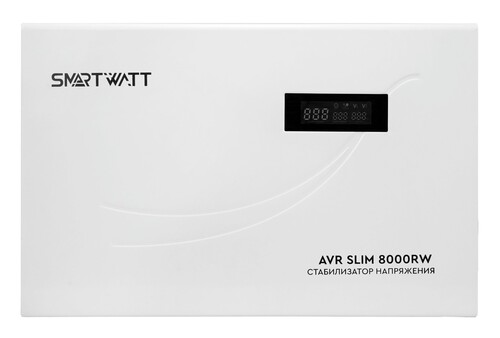 Купить Стабилизатор напряжения SMARTWATT AVR SLIM 8000RW  9098959. Характеристики, отзывы и цены в Донецке