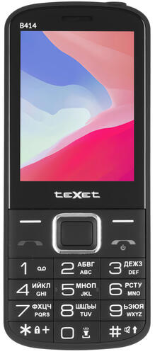 Купить Сотовый телефон teXet TM-B414 черный  9071060. Характеристики, отзывы и цены в Донецке