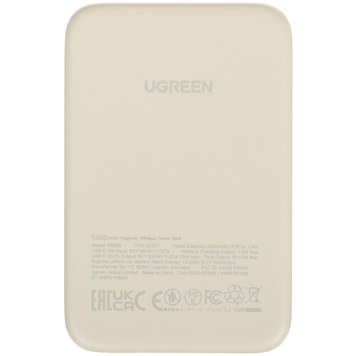 Купить Портативный аккумулятор Ugreen PB560 белый  5494201. Характеристики, отзывы и цены в Донецке