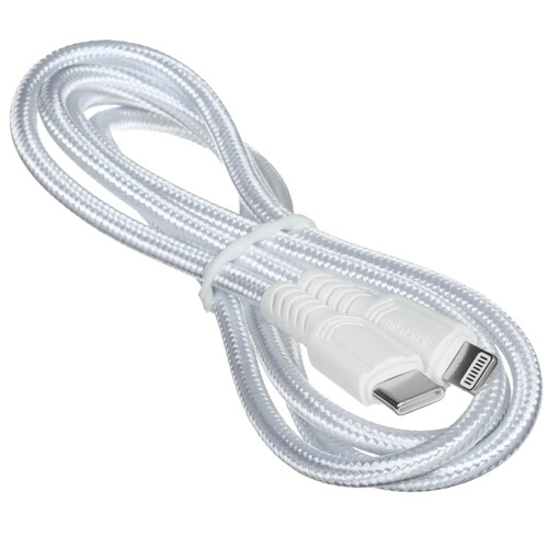 Купить Кабель круглый Borofone Lightning 8-pin - USB Type-C белый 1 м  5635325. Характеристики, отзывы и цены в Донецке