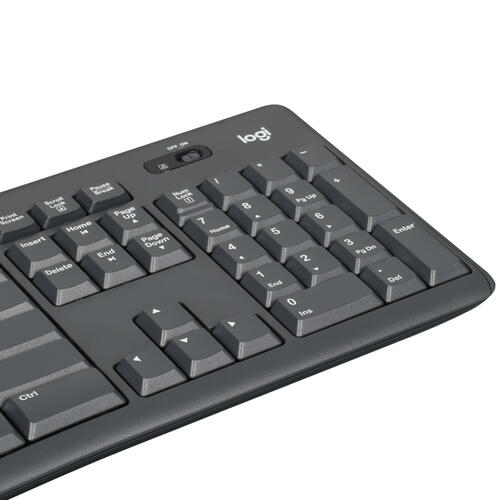 Купить Клавиатура+мышь беспроводная   Logitech Wireless Combo MK275 черный  5066699. Характеристики, отзывы и цены в Донецке
