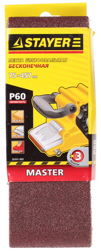 Купить Шлифовальная лента Stayer MASTER 35441-060  1069196. Характеристики, отзывы и цены в Донецке