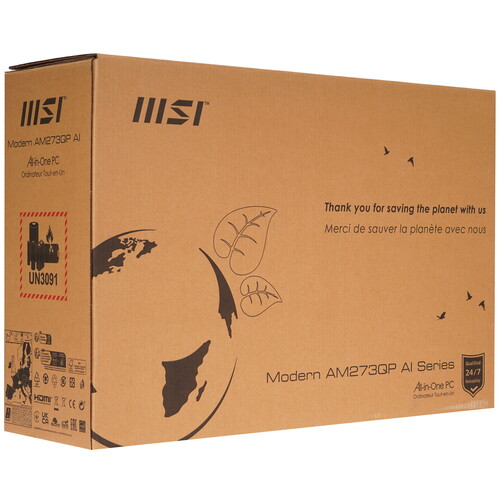 Купить 27" Моноблок MSI Modern AM273QP AI 1UM-096RU [9S6-AF0112-096]  5616344. Характеристики, отзывы и цены в Донецке
