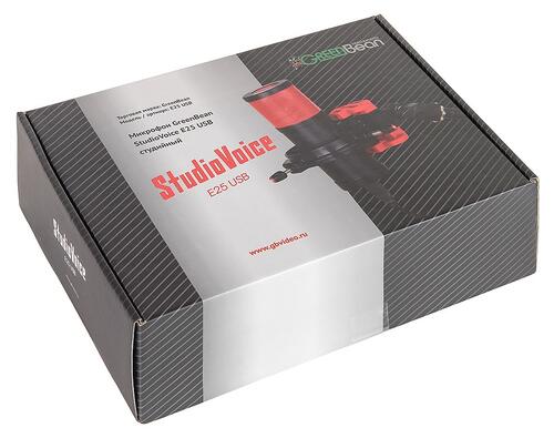 Купить Микрофон GreenBean StudioVoice E25 USB красный  8166144. Характеристики, отзывы и цены в Донецке