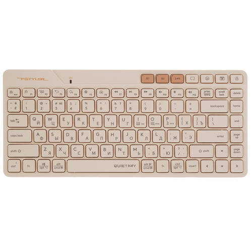 Купить Клавиатура проводная + беспроводная A4Tech Fstyler FBK26C AS  9299385. Характеристики, отзывы и цены в Донецке