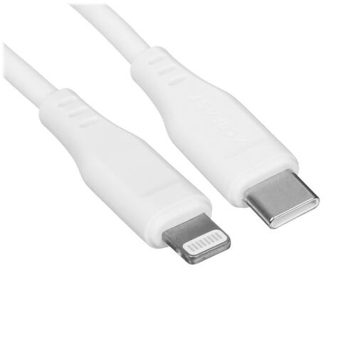 Купить Кабель круглый ACEFAST Lightning 8-pin MFI - USB Type-C белый 1.2 м  5415359. Характеристики, отзывы и цены в Донецке