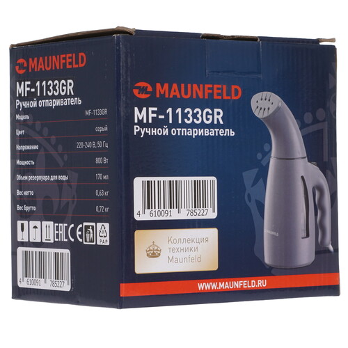 Купить Отпариватель MAUNFELD MF-1133GR серый  9909871. Характеристики, отзывы и цены в Донецке
