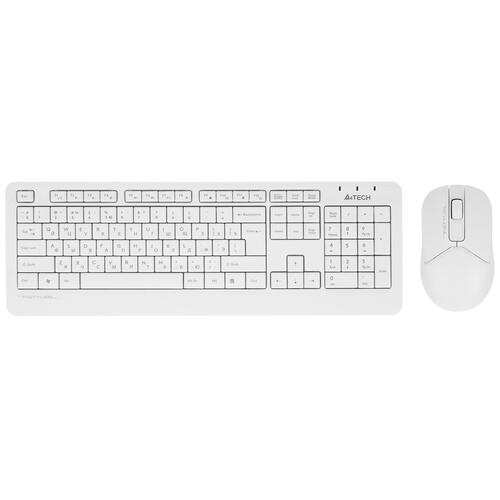 Купить Клавиатура+мышь беспроводная   A4Tech Fstyler FG1012 белый  4888894. Характеристики, отзывы и цены в Донецке