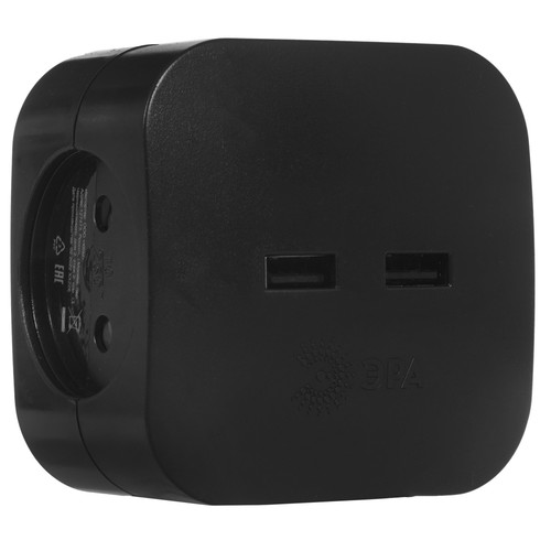 Купить Разветвитель ЭРА SP-4-USB-B черный  5400643. Характеристики, отзывы и цены в Донецке