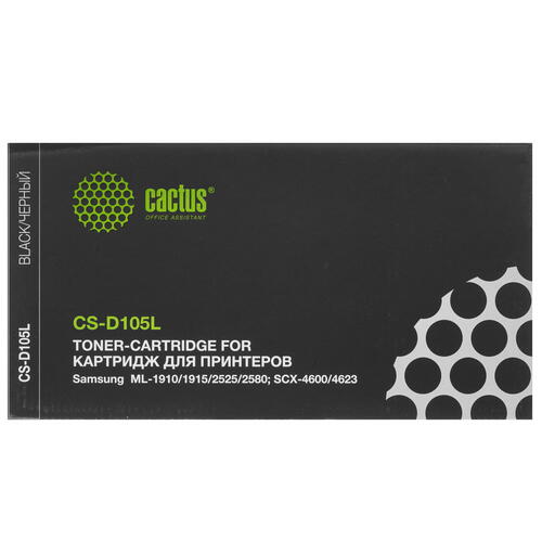 Купить Картридж лазерный Cactus CS-D105L черный, с чипом  7937214. Характеристики, отзывы и цены в Донецке