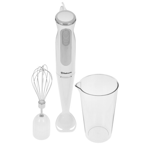 Купить Блендер погружной SAKURA SA-6248MW белый  9173258. Характеристики, отзывы и цены в Донецке