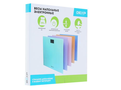 Купить Весы DEXP SCGM-26P бирюзовый  1212292. Характеристики, отзывы и цены в Донецке