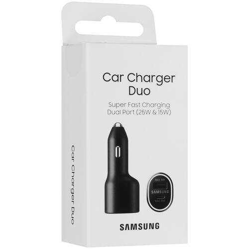 Купить Автомобильное ЗУ Samsung Duo EP-L4020 черный  9109984. Характеристики, отзывы и цены в Донецке