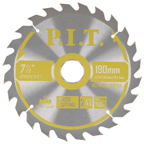 Купить Диск пильный P.I.T. ACTW10-190T24  9196786. Характеристики, отзывы и цены в Донецке