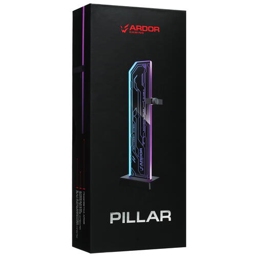 Купить Подставка для видеокарты ARDOR GAMING Pillar DL280 прозрачный  5422512. Характеристики, отзывы и цены в Донецке