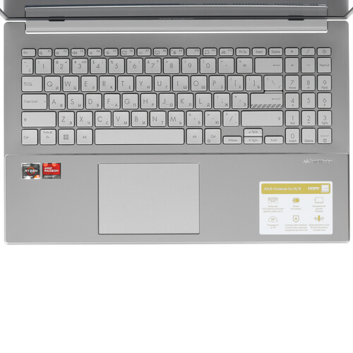 Купить 15.6" Ноутбук ASUS Vivobook Go 15 E1504FA-BQ1163 серый  5456489. Характеристики, отзывы и цены в Донецке