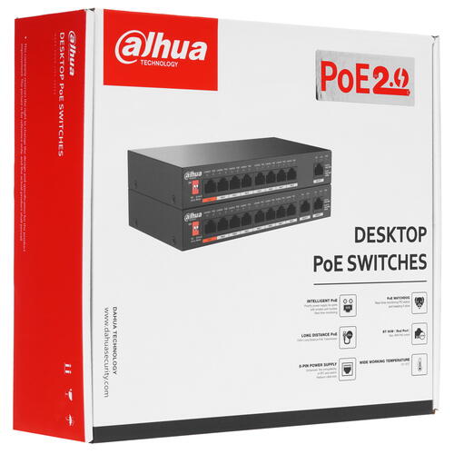 Купить Коммутатор Dahua DH-PFS3009-8ET1GT-96  5077252. Характеристики, отзывы и цены в Донецке