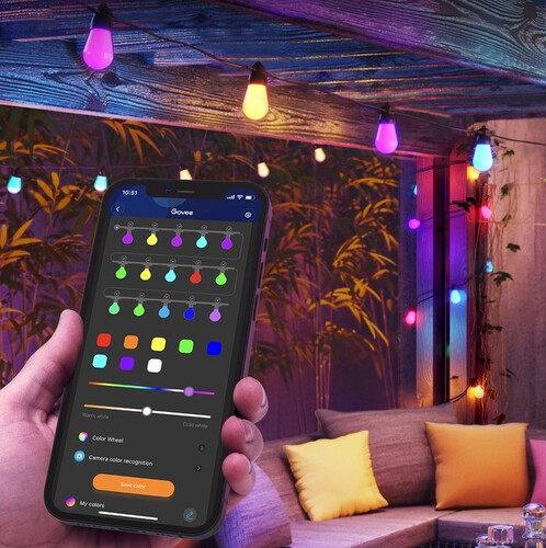 Купить Гирлянда Govee RGBICWW  5606640. Характеристики, отзывы и цены в Донецке