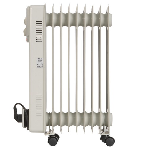 Купить Масляный обогреватель Delta D05-9 белый  9235439. Характеристики, отзывы и цены в Донецке