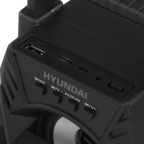Купить Портативная колонка Hyundai H-PS1000, черный  5423619. Характеристики, отзывы и цены в Донецке