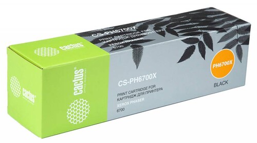 Купить Картридж лазерный Cactus CS-PH6700X черный  7937149. Характеристики, отзывы и цены в Донецке