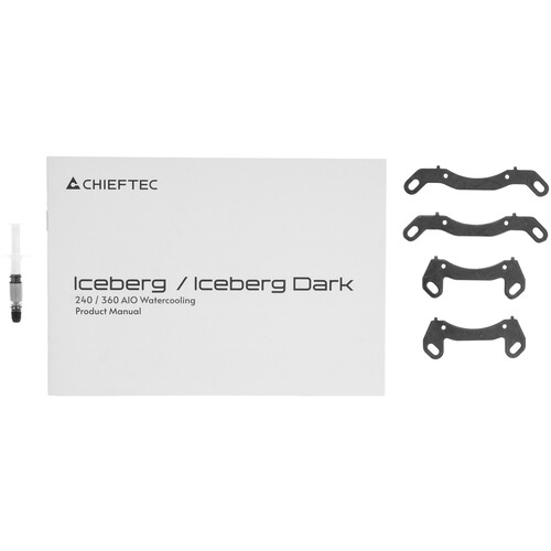 Купить Система охлаждения Chieftec Iceberg 240 черная  5610209. Характеристики, отзывы и цены в Донецке