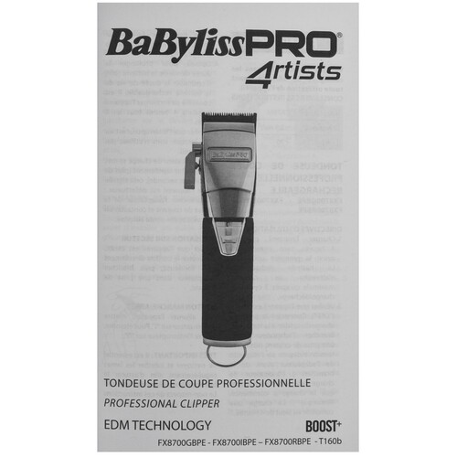 Купить Машинка для стрижки BaByliss PRO FX8700IBPE BOOST+ CHAMELEON черный/разноцветный  9208324. Характеристики, отзывы и цены в Донецке