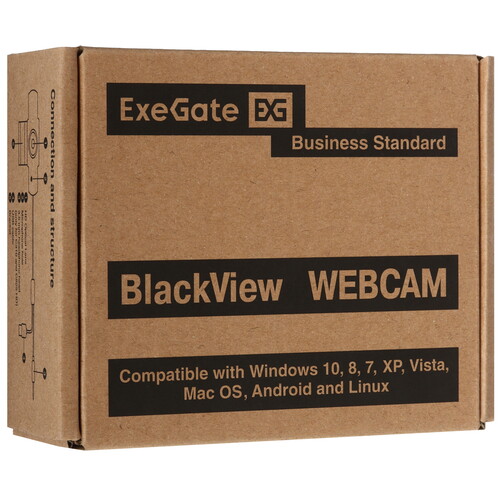 Купить Веб-камера ExeGate BlackView C525 HD Tripod  5365754. Характеристики, отзывы и цены в Донецке