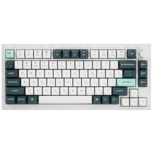 Купить Клавиатура проводная + беспроводная Keychron Q1 HE  9310643. Характеристики, отзывы и цены в Донецке