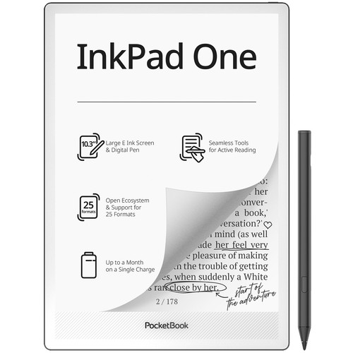 Купить 10.3" Электронная книга PocketBook InkPad One 1030 черный  5915497. Характеристики, отзывы и цены в Донецке