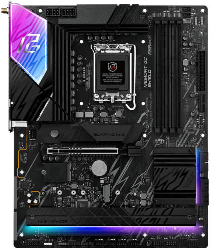 Купить Материнская плата ASRock Phantom Gaming B860 Lightning WiFi  5622734. Характеристики, отзывы и цены в Донецке