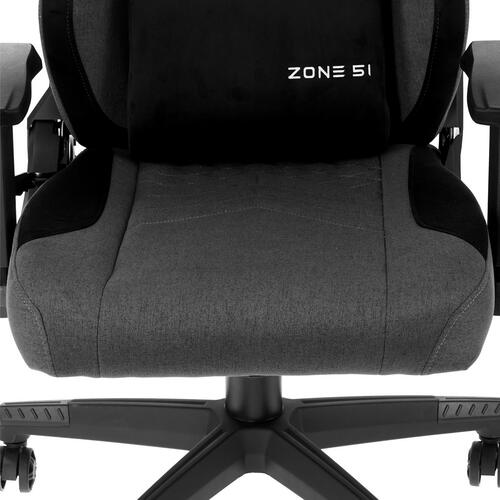 Купить Кресло игровое ZONE 51 BASTION серый  5408338. Характеристики, отзывы и цены в Донецке
