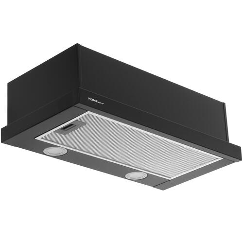 Купить Вытяжка телескопическая HOMSair FLAT 60 черный/черный  8160083. Характеристики, отзывы и цены в Донецке
