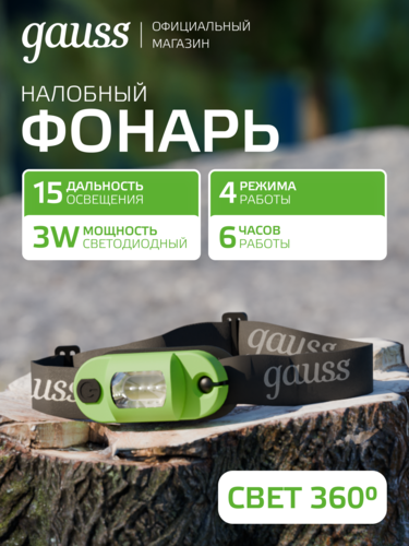Купить Фонарь Gauss GFL408  9174974. Характеристики, отзывы и цены в Донецке