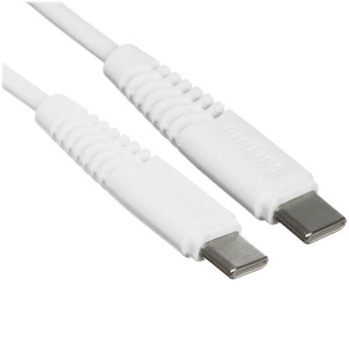 Купить Кабель круглый PHILIPS USB Type-C - USB Type-C белый 1.2 м  5492628. Характеристики, отзывы и цены в Донецке