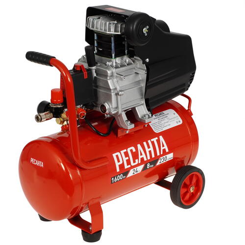 Купить Компрессор поршневой масляный Ресанта КП-24/230М  9944759. Характеристики, отзывы и цены в Донецке