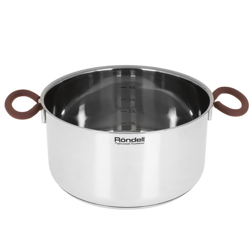Купить Кастрюля Rondell Etery RDS-1600 5.1 л 24 см серебристый  9309601. Характеристики, отзывы и цены в Донецке