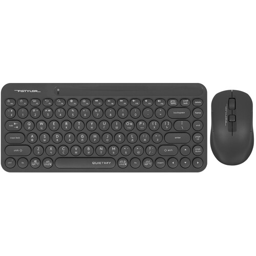 Купить Клавиатура+мышь беспроводная   A4Tech Fstyler FG3200 Air 2 серый  5495133. Характеристики, отзывы и цены в Донецке