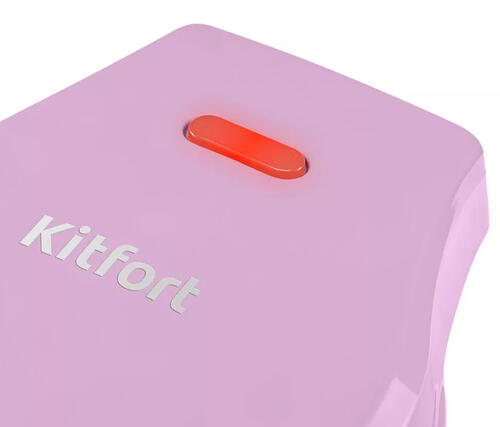 Купить Вафельница Kitfort КТ-3685 розовый  9117545. Характеристики, отзывы и цены в Донецке