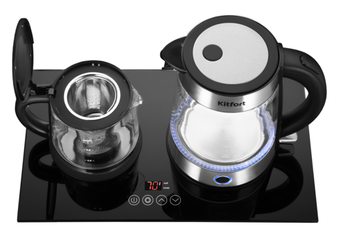 Купить Чайный набор Kitfort КТ-6746 черный  9267964. Характеристики, отзывы и цены в Донецке
