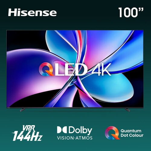 Купить 100" (254 см) Телевизор Hisense 100E7Q PRO черный  5627281. Характеристики, отзывы и цены в Донецке