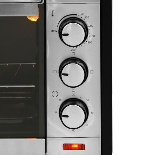 Купить Мини-печь DEXP EO-1320 SS серебристый  9015852. Характеристики, отзывы и цены в Донецке