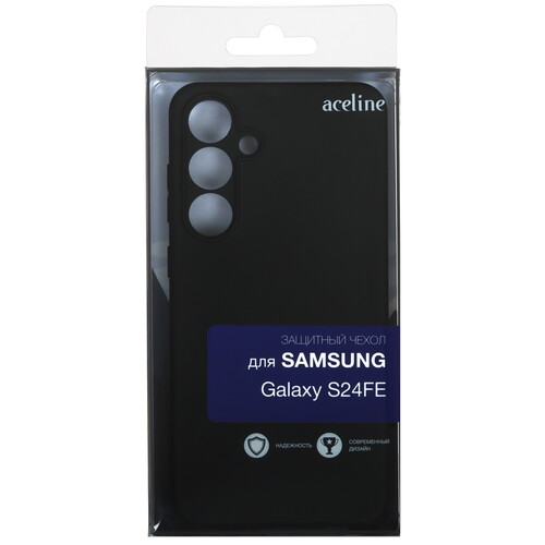 Купить Накладка  Aceline Fresh для Samsung Galaxy S24 FE черный  5487867. Характеристики, отзывы и цены в Донецке