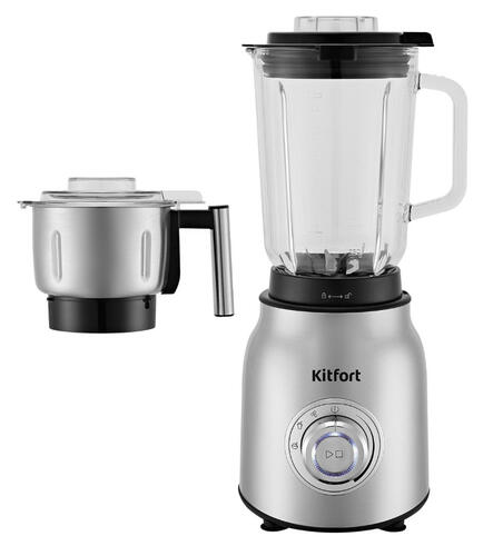 Купить Блендер стационарный Kitfort КТ-3079 серебристый  9036461. Характеристики, отзывы и цены в Донецке