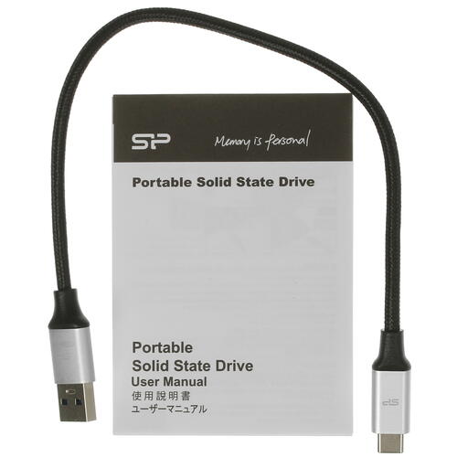 Купить 2000 ГБ Внешний SSD Silicon Power PC60 [SP020TBPSDPC60CK]  5411928. Характеристики, отзывы и цены в Донецке