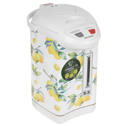 Купить Термопот WILLMARK WAP-553UL белый  9269608. Характеристики, отзывы и цены в Донецке